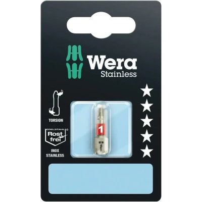 Afbeelding van Wera 3851/1 TS SB bits phillips rvs ph1x25 mm 5 stuk(s)