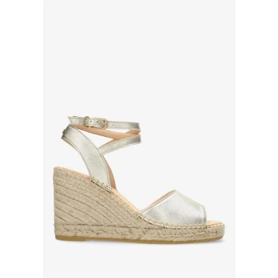 Afbeelding van Fred De La Bretoniere Espadrille Jack O Nine Gold Maat 38