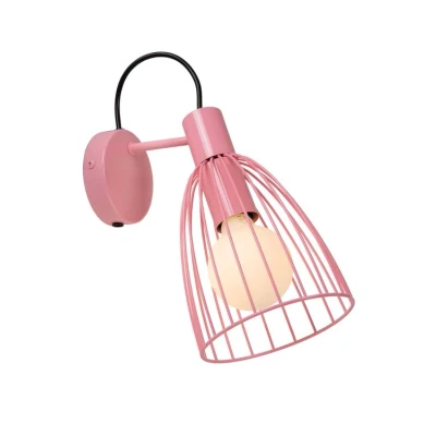 Afbeelding van Lucide MACARONS Wandlamp 1xE27 Roze