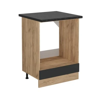 Afbeelding van Vicco Ovenombouwkast R Line, Antraciet landhuis/Krachtige eik goud, 60 cm , WB