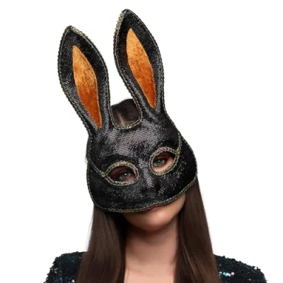 Afbeelding van Boland 00187 Mystery Bunny masker voor Halloween en carnaval, kostuumaccessoires