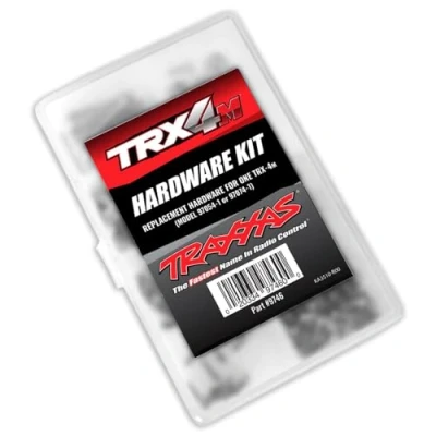 Afbeelding van hardware kit, complete (contains all used on 1/18 scale Ford Bronco or Land Rover Defender) (includes clear plastic storage container)