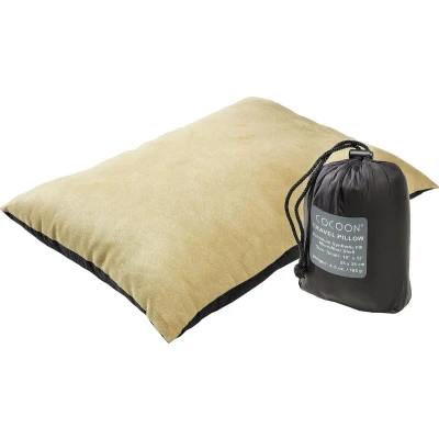 Afbeelding van Cocoon Reiskussen van microvezel/nylon schaal met brede synthetische vulling houtskool/rookgrijs 2021, steenkoolgrijs, 1 stuk (1 stuk)