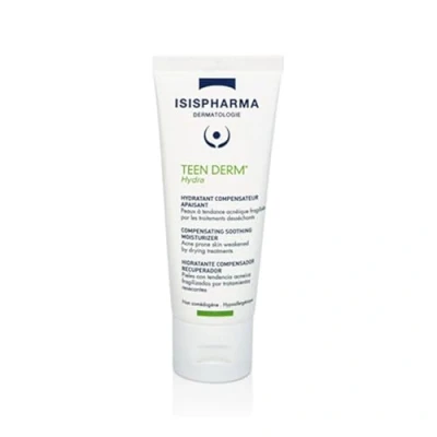 Image de ISISPHARMA TEEN DERM Hydra Crème Hydratant compensateur apaisant Peaux à tendance acnéique fragilisées par les traitements desséchants Nouvelle formule 40 ml (Non Parfumé)