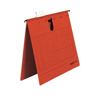 Afbeelding van Hangrek voor 5 hangmappen, rood, 2 stuks