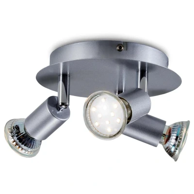 Afbeelding van B.K.Licht Plafondlamp spots verlichting woonkamer 3.000K 250Lm 3W GU10