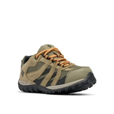 Afbeelding van Columbia Childrens Redmond Waterproof Unisex Outdoorschoenen voor kinderen, Maat: 30, Stone green Leer/ synthetisch