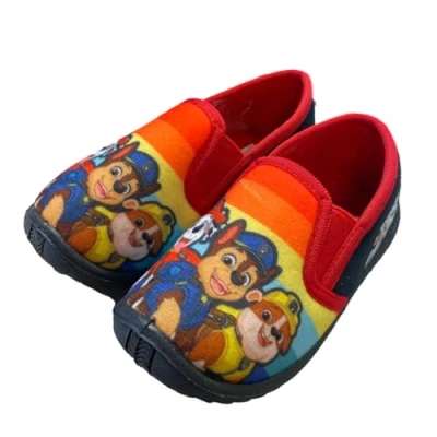 Afbeelding van Paw Patrol pantoffels voor jongens van 2 tot 6 jaar, warme en meisjes met klittenbandsluiting, grappige schoenen Chase Marshall patroon, ideaal de kleuterschool,