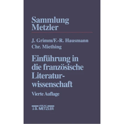 Afbeelding van Einfuehrung in die franzoesische Literaturwissenschaft