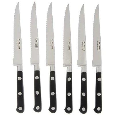 Afbeelding van Richardson Sheffield Sabatier Steakmessen, zilverkleurig, R08000RC22BR1