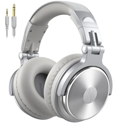 Afbeelding van OneOdio Bedrade hoofdtelefoon met 50 mm neodymium luidsprekers en 1/4 tot 3,5 audio aansluiting voor AMP DJ studio, opname, telefoons, laptops
