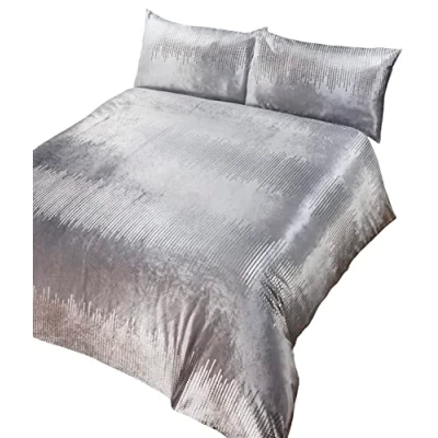 Afbeelding van Tiffany Dekbedovertrek Eenpersoons Velvet Zilver