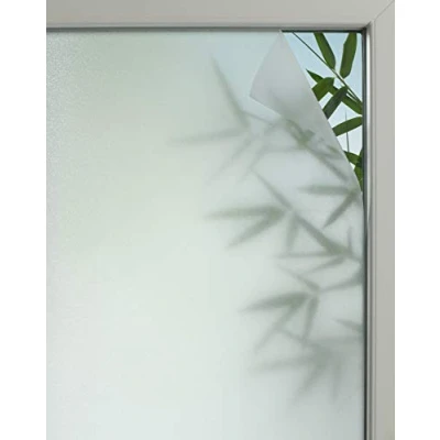 Afbeelding van GARDINIA Statische privacyfolie 50, transparant, gemakkelijk te snijden, 100% pvc, 45 x 150 cm, semi transparant