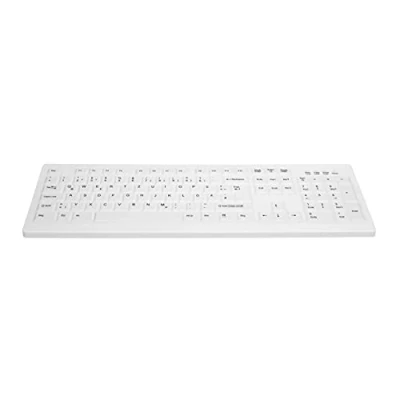 Afbeelding van CHERRY AK C8100F FUS W/GE Draadloos RF Toetsenbord QWERTY Duits Wit (NL, Draadloze), Toetsenbord,
