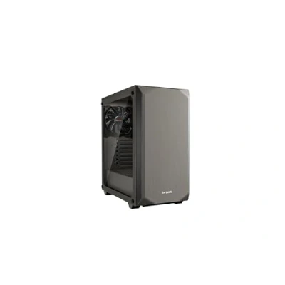 Afbeelding van BeQuiet Pure Base 500 Windows Midi tower PC behuizing, Gaming behuizing Metallic, Grijs 2 voorgeïnstalleerde ventilators, Zijvenster, Stoffilter, Geluidsdemping