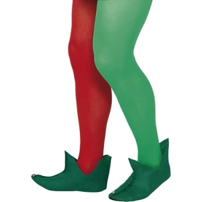 Image de Chaussures d&#039;elfe feutrine avec semelle et grelot