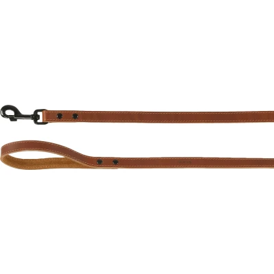 Afbeelding van Leren hondenriem Montana cognac