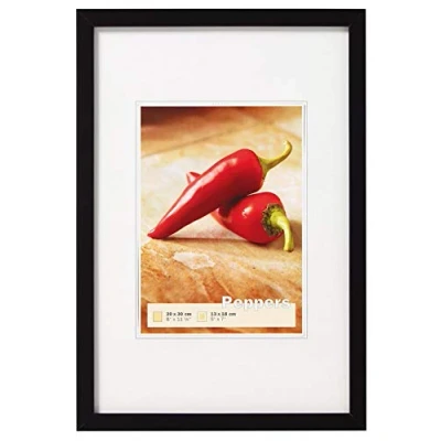 Image de Cadre photo walther design noir 30 x 40 cm en bois Peppers BP040B