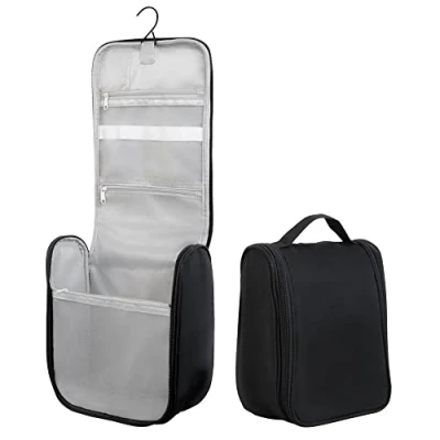 Afbeelding van Hangende toilettas zwart 23 x 21 10 cm