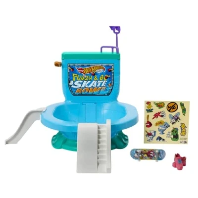 Image de Hot Wheels skate Fingerboard HXL16 Set de avec 1 planche exclusive et une paire chaussures