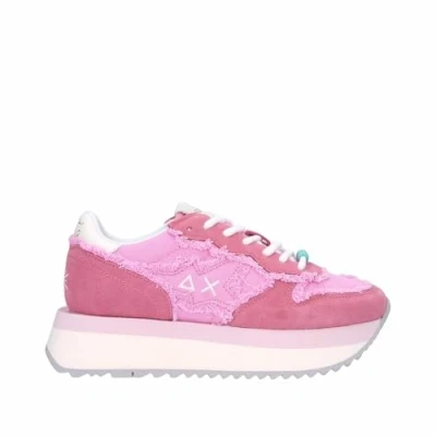 Afbeelding van Sun68 Sneakers laag, Dames, Maat: 36, Rosa Nylon/ canvas