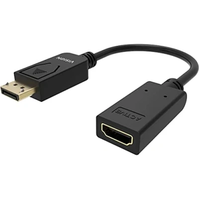 Afbeelding van Vision TC DPHDMI/BL video kabel adapter HDMI Type A (Standaard) DisplayPort Zwart
