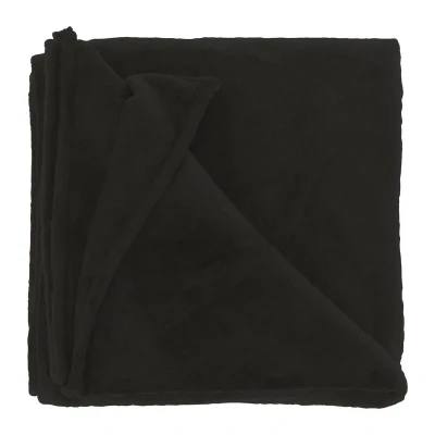 Afbeelding van Unique Living Plaid Auke 150x200cm black