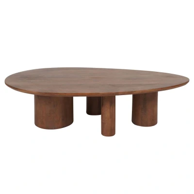 Afbeelding van Home67 Salontafel Amir 140 x 80 cm Mangohout
