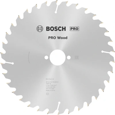 Afbeelding van Bosch Accessories Optiline 2608838409 Cirkelzaagblad 216 x 30 1.6 mm Aantal tanden: 34 1 stuk(s)
