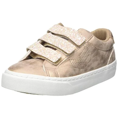 Afbeelding van Kaporal Basket Scratches Tippy Sneakers laag voor kinderen, Maat: 25, Nude Textiel