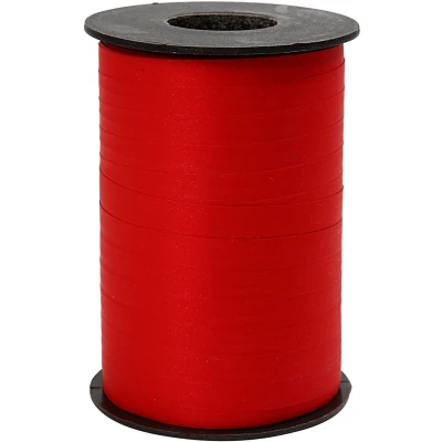 Afbeelding van Cadeaulint, b: 10 mm, 250 m, rood