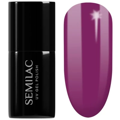 Afbeelding van SEMILAC 012 uv /led gelnagellak, 100% geurloos, duurzaam en eenvoudig aan te brengen, voor manicure pedicure, thuis of in de salon, 7 ml