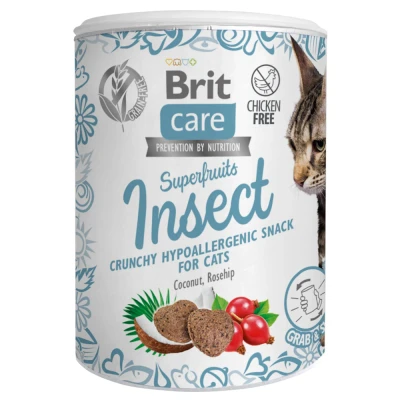 Afbeelding van 3x100g Brit Care Cat Snack Superfruits &amp; Insecten Kattensnacks