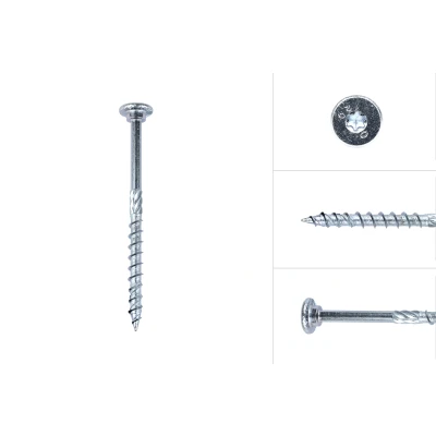 Afbeelding van Houtbouwschroef Verzinkt 6 x 120 Torx 30 Per stuk
