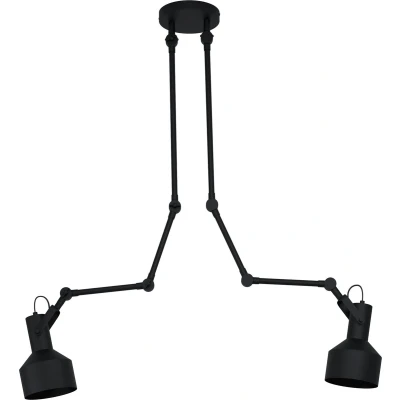 Afbeelding van EGLO Takeley Plafondlamp E27 198 cm staal verstelbaar Zwart
