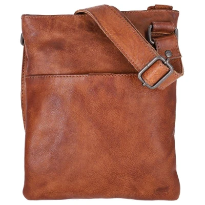 Afbeelding van Bear Design Doris Flat Crossbodytas / Schoudertasje Cognac