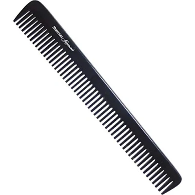Afbeelding van Hercules Barber Baard kam AC6/6 zwart Haibu by Kapperskorting.com