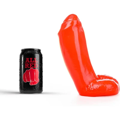 Afbeelding van All Red Dildo 18 x 5,5 cm rood