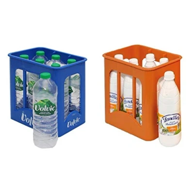 Afbeelding van Christian Tanner 0072.6 drankenset bestaande uit 6 Volvic kisten en Landliebe melkkratten