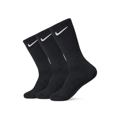 Image de Nike Everyday Cushioned Crew Socks SX7664 Lot de 12 paires chaussettes d&#039;entraînement unisexes Noir Taille 38 42, 010, EU