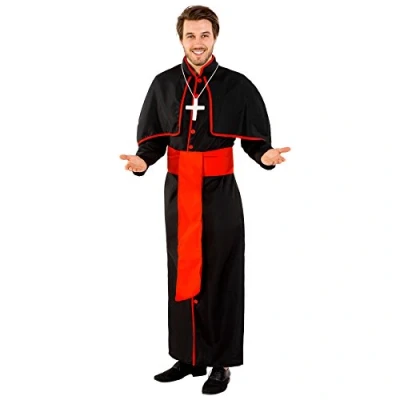 Afbeelding van dressforfun Herenkostuum kardinaal Giovanni XL verkleedkleding kostuum halloween verkleden feestkleding carnavalskleding carnaval feestkledij partykleding 300524