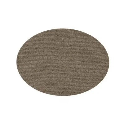 Afbeelding van Placemat TIAGO ovaal, SET/6, 33x45cm, taupe