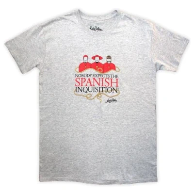 Afbeelding van Monty Python Inquisition Heren T shirt 2XL Grijs
