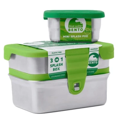 Afbeelding van Blue Water Bento Lunchbox Splash box 3 in 1