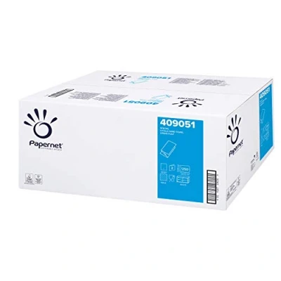 Afbeelding van Papernet Defend Tech rol medisch papier voor bed 419287, 9 rollen, 100% cellulose, antibacterieel middel, dubbele dikte, lengte 50 m, 143 vellen, afmetingen 59 x 53 cm