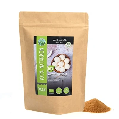 Image de Alpi Nature Sucre de Coco bio non Raffiné 1kg, Fleur pour la Pâtisserie