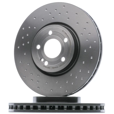 Afbeelding van BREMBO 09.D770.1X Remschijf 330 30 5 geperforeerd/interne ventilatie Gecoat High carbon Met schroeven MERCEDES BENZ: A Class, Class Saloon