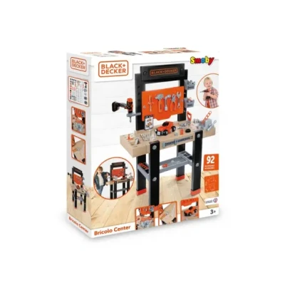 Afbeelding van Smoby Black &amp; Decker Bricolo Speelgoedwerkbank, 92dlg.