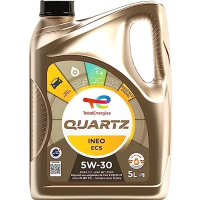 Image de Huile moteur totalenergies quartz ineo ecs 5w30 essence et diesel 5 l