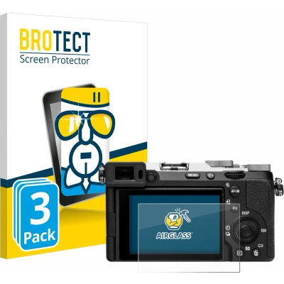 Afbeelding van BROTECT Screenprotector voor Sony Alpha 7C II (ILCE 7CM2) Folie Beschermfolie Beschermglas transparant (3 Stuks)